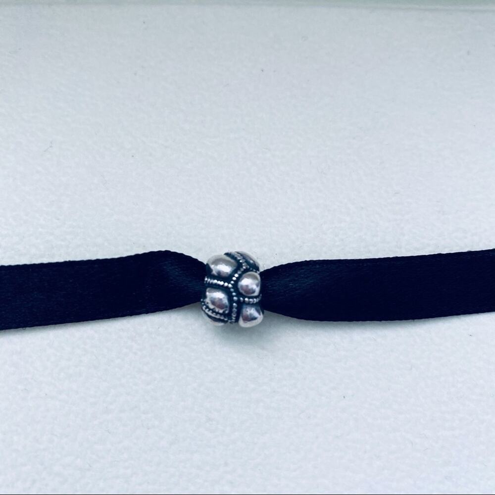 Pandora silver cobblestone bead